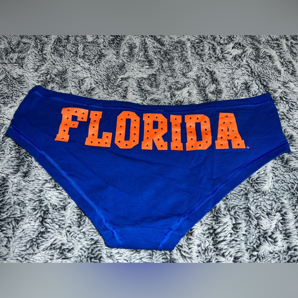 NWT Victoria’s Secret Pink Collection Vintage Florida Gators Bling Panty Size L